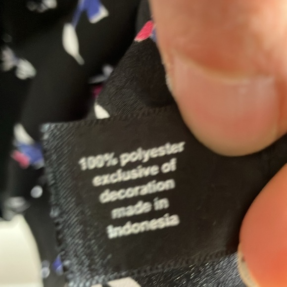 Lane Bryant flowy long sleeve floral blouse size 18 adjustable sleeves - Picture 7 of 8